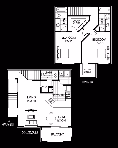 Unit 2121 2078 floor plan